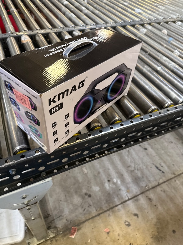Photo 1 of KMAG Bluetooth Speaker Wireless, 80W Loud Speaker with Deeper Bass, IPX7 Waterproof, 20H Playtime, Cool Lights, TWS, Portable Speaker for Home, Outdoor, Workshop, Party, Gift for All