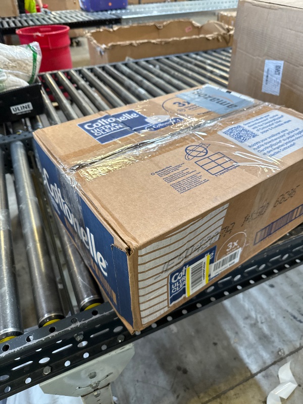 Photo 1 of Cottonelle Ultra Clean Toilet Paper with Active CleaningRipples Texture, Strong Bath Tissue, 24 Family Mega Rolls = 132 Regular Rolls (4 Packs of 6)
