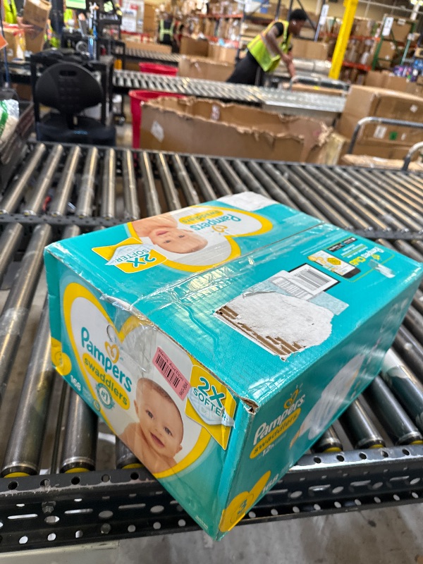 Photo 1 of Baby Diapers Size 3, 168 Count - Pampers Swaddlers, ONE MONTH SUPPLY (Packaging and Prints on Diapers May Vary)