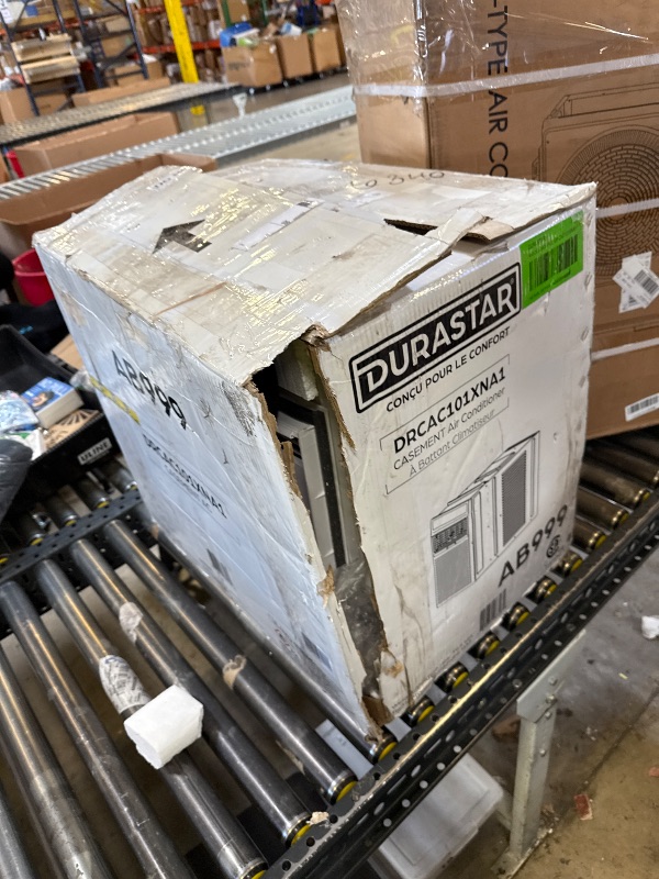 Photo 1 of Durastar DRCAC101XNA1 10,000 BTU 115V Casement Air Conditioner - White
