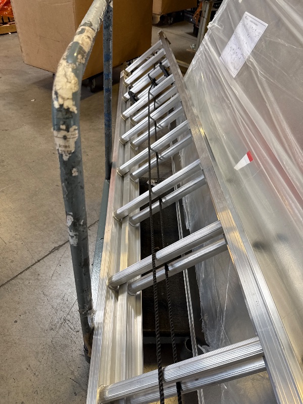 Photo 1 of Louisville Ladder 28-foot Aluminium Extension Ladder, 300-Pound Load Capacity, Type IA, AE2228
