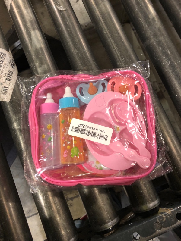 Photo 1 of fash n kolor My Sweet Baby Disappearing Doll Feeding Set | Baby Care 6 Piece Doll Feeding Set (13 Pc Set)