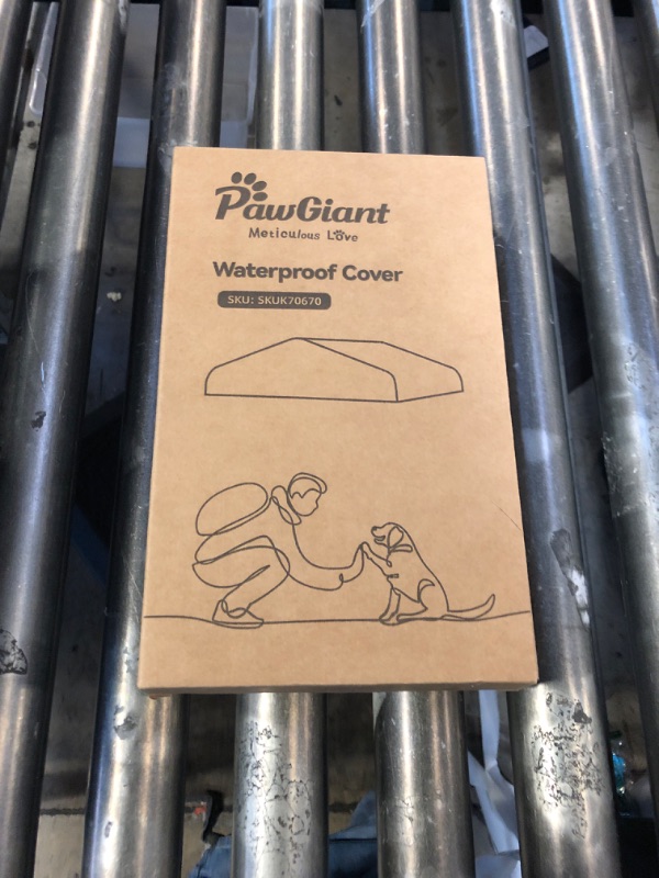 Photo 1 of PawGiant Outdoor Dog Kennel Cover Replacement, Waterproof UV-Resistant Cover for 4x4x4.5 ft Large Dog Enclosure