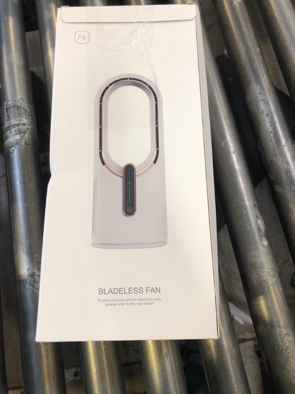 Photo 1 of KONSIDEN Desk Fan Bladeless, 11.8 Inch Office Fan Small, Quiet, 3 Speed Adjustment, Touch Control, Easy to Clean, Desk Fans Small Quiet, Ideal for Office, Living Room, Bedroom