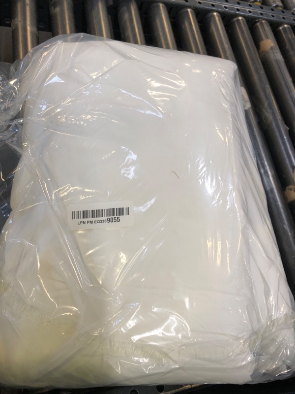 Photo 1 of Globon Flat Cooling Pillow for Stomach and Back Sleepers, Queen Size for Sleeping, Pack of 1, 18"X30", White