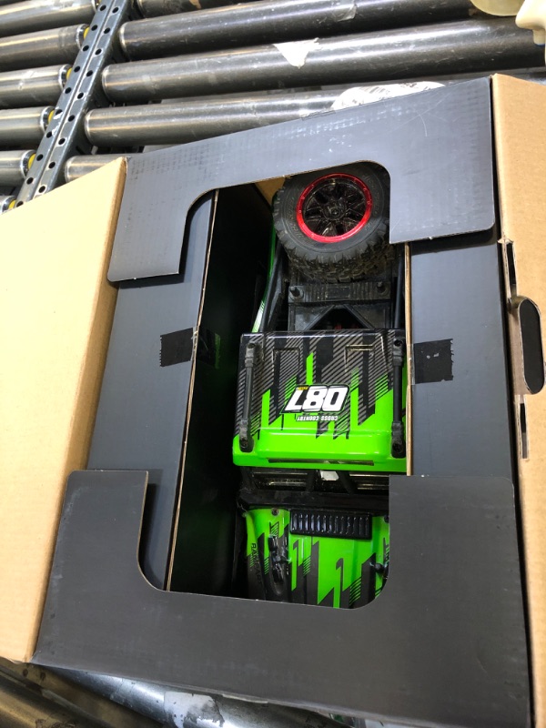 Photo 1 of Yidedraw 1:14 RC Cars Fast 50 KMH Remote Control Car 4X4 RC Truck for Kids Adults Boys 2.4 GHz All Terrains RC Dune Buggy Off-Road RC Monster Truck Short Course Car with 2 Batteries (Green)