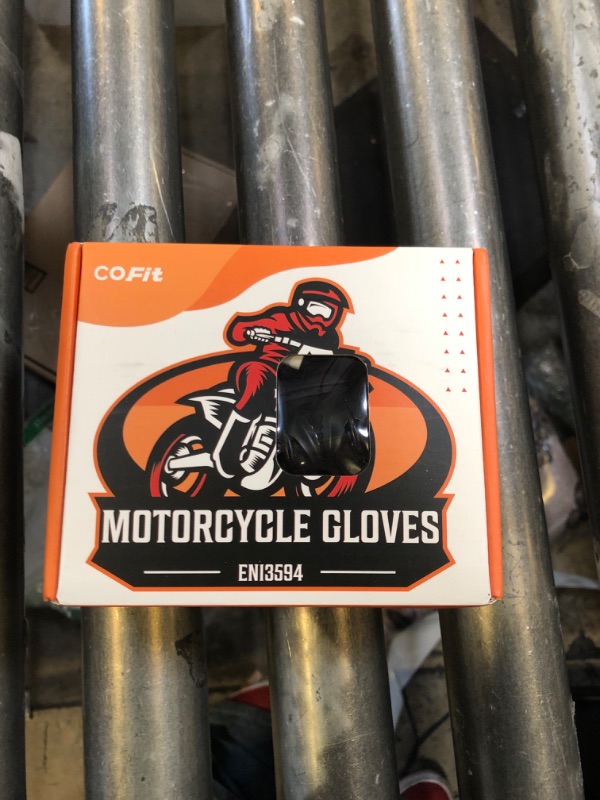 Photo 1 of COFIT Motorcycle Gloves Breathable, Touchscreen Motorbike Gloves Anti-Slip with Good Grip Hard Knuckles Protection for Men Women Motocross, BMX ATV MTB Cycling, Road Racing - Red L