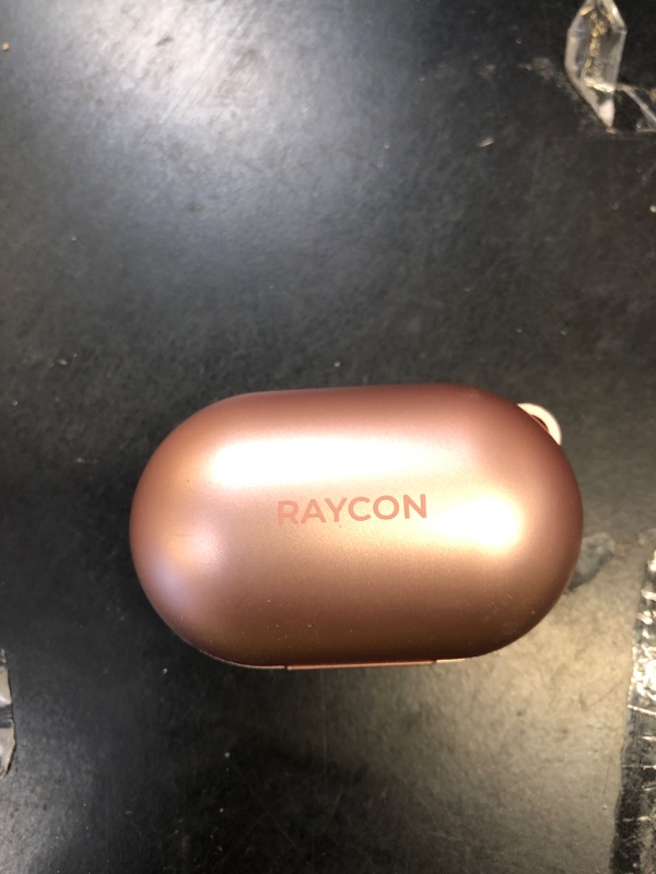 Photo 1 of Raycon Everyday Earbuds Classic Bluetooth Wireless with Microphone - Stereo Sound, Active Noise Canceling, in-Ear Bluetooth Headset True Wireless Earbuds 32 Hours Playtime (Rose Gold)
