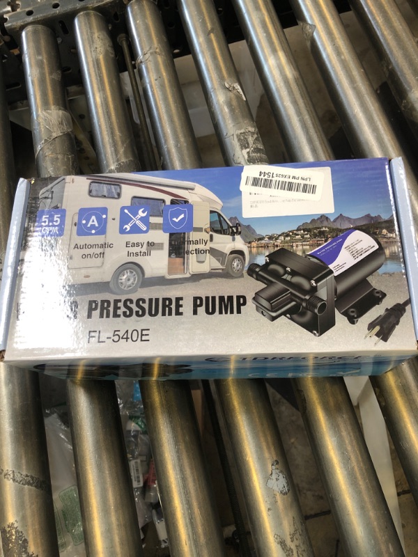 Photo 1 of TDRFORCE Fresh Water Pump 5.5GPM Pressure Increase Booster Pump 75 PSI Transfer Pump 110V Self Priming on Demand Diaphragm Pump Washdown Pump for Boats Inline Water Pump for Garden Hose…