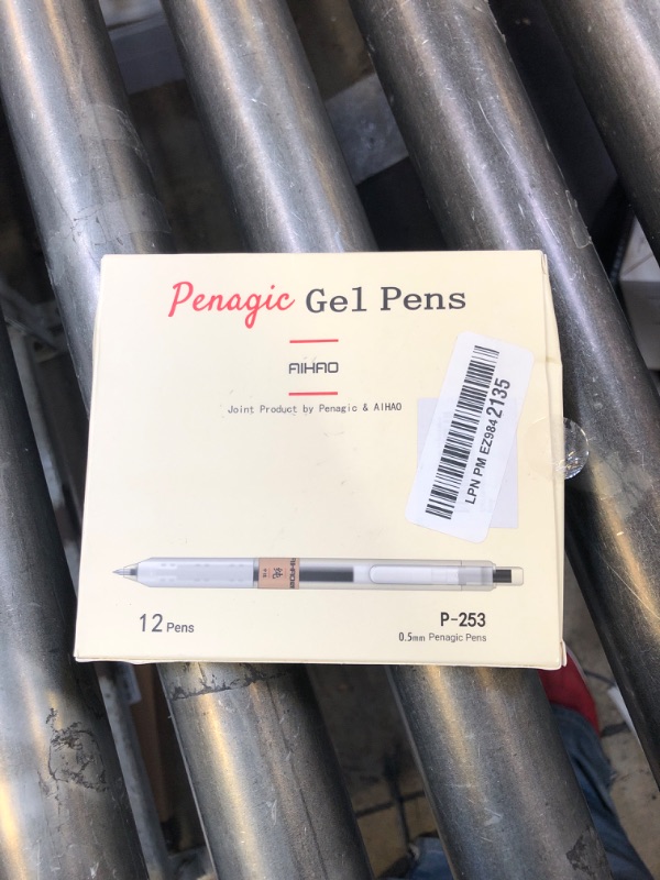 Photo 1 of 12 Pcs, Gel Pens 0.5mm, Retractable Pens, Black Pens 0.5 Fine Point, Style of Japanese Gel Pen, Retractable Gel Pens for Asian Korean Japan Office School Supplies