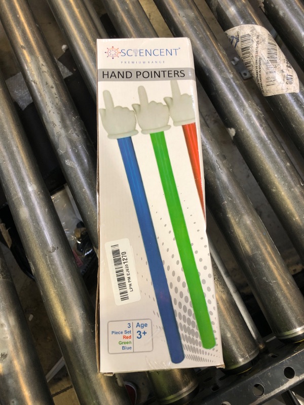 Photo 1 of Sciencent Hand Pointers (Set Of 3) Teacher Supplies, Assorted Colorful Classroom Finger Pointers for Teachers.