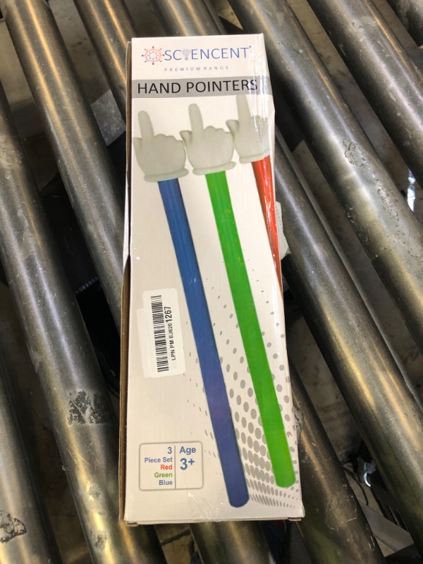 Photo 1 of Sciencent Hand Pointers (Set Of 3) Teacher Supplies, Assorted Colorful Classroom Finger Pointers for Teachers.