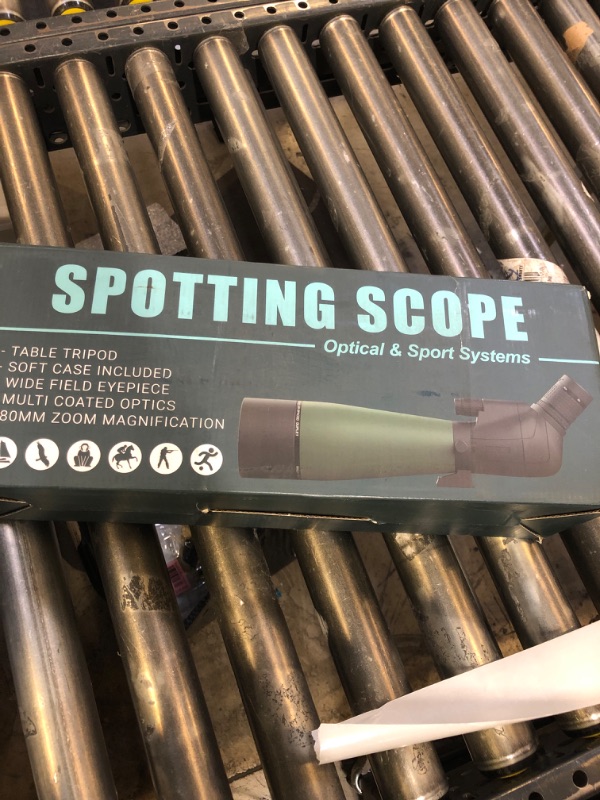 Photo 1 of WOZEL 25-75X80 Spotting Scopes for Target Shooting - HD Spotter Scope with Tripod Carrying Bag & Smartphone Holder - BAK4 Waterproof Spotting Scope for Bird Watching Hunting Wildlife Viewing