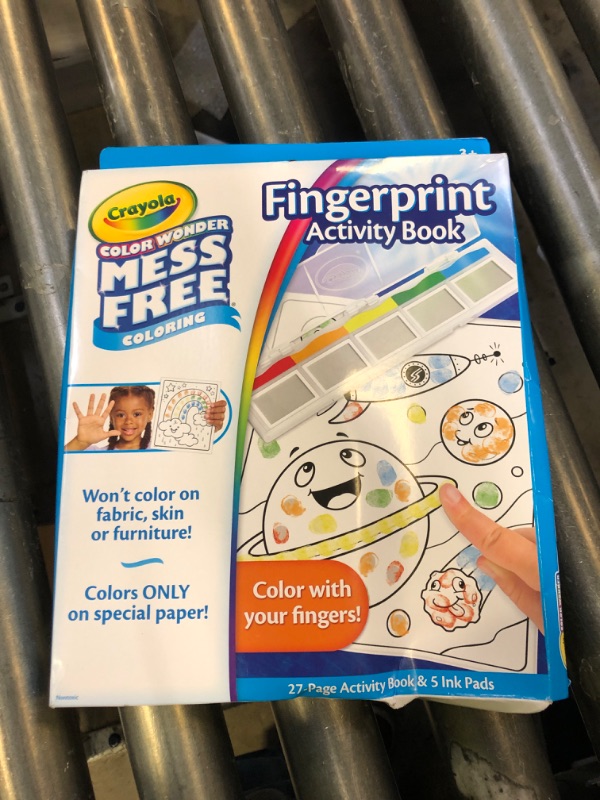 Photo 1 of Crayola Color Wonder Mess Free Fingerprint Ink Painting Activity Set, Finger Painting Alternative, Toddler Coloring, Travel Activity, Gift for Toddlers