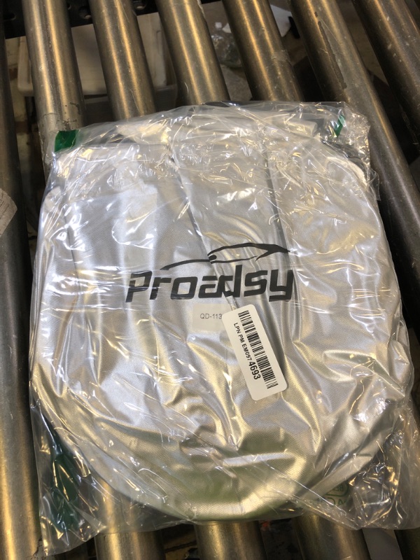 Photo 1 of Proadsy Windshield Sun Shade for Volvo XC90 2016-2025 2026 4-Layer Foldable Front Sunshade Protector Sun Visor Blocks UV Rays Keep Car Cooler