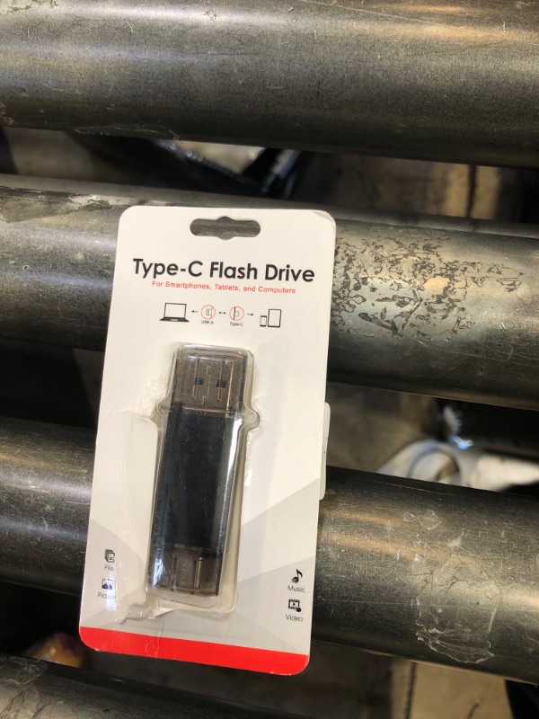 Photo 1 of Vansuny 256GB USB C Flash Drive 2 in 1 OTG USB 3.0 + Tape C Memory Stick with Keychain Dual Type C Thumb Drive Photo Stick Jump Drive for Android Smartphones, Computer, Tablet, PC