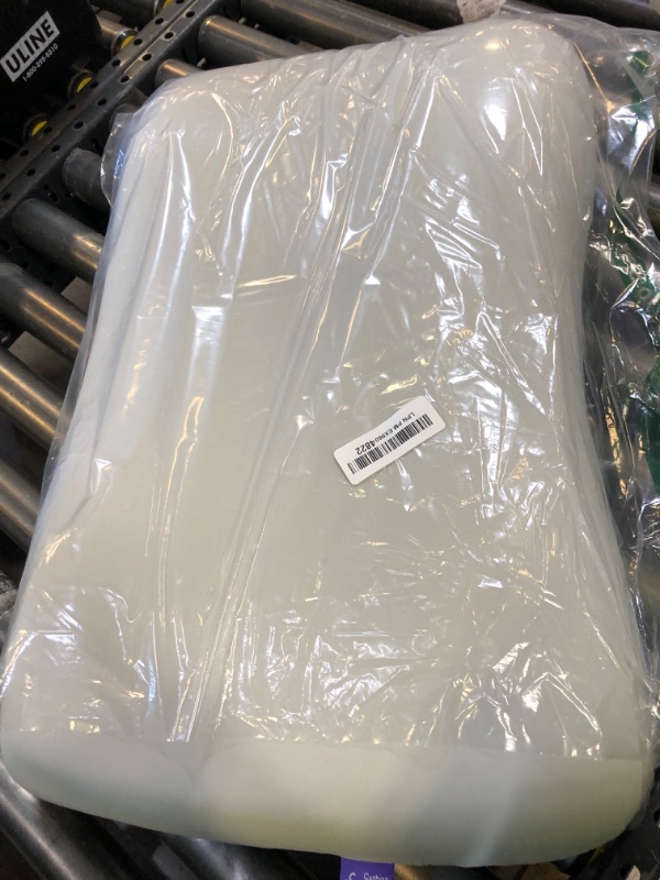 Photo 1 of C CUSHION LAB Deep Sleep Pillow, Patented Ergonomic Contour Design for Side & Back Sleepers, Orthopedic Cervical Shape Gently Cradles Head & Provides Neck Support & Shoulder Pain Relief - Calm Grey