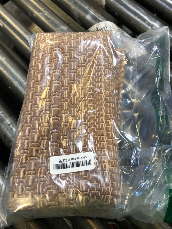 Photo 1 of Door Mat Indoor Entrance 2x3 ft Rug, Machine Washable, Bohemian Small Area Rug, Non-Slip, Vintage Design, Pet Friendly, Soft Faux Fibre, Light Taupe Brown, for Indoor Entryways, Kitchens, Front Doors