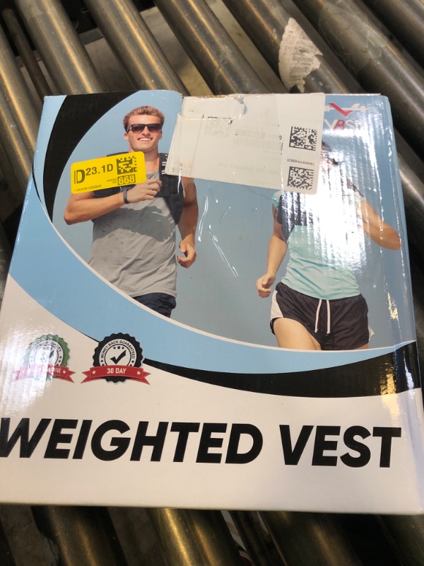 Photo 1 of VBSD Weighted Vest Woman 6LB Weight Vest for Women Men Body Weight Vests for Walking Strength Training Running Workout Jogging Fitness Black