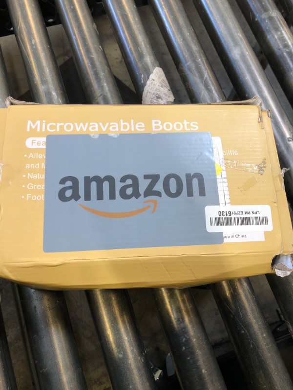 Photo 1 of Microwavable Foot Booties for Discomfort Reduction, Feet Warmers for Reduce Aching, Heated Warmer Boots, Heating Pad for Cold Day to Soothing Fatigue, Warming Boot for Women & Men, S/M