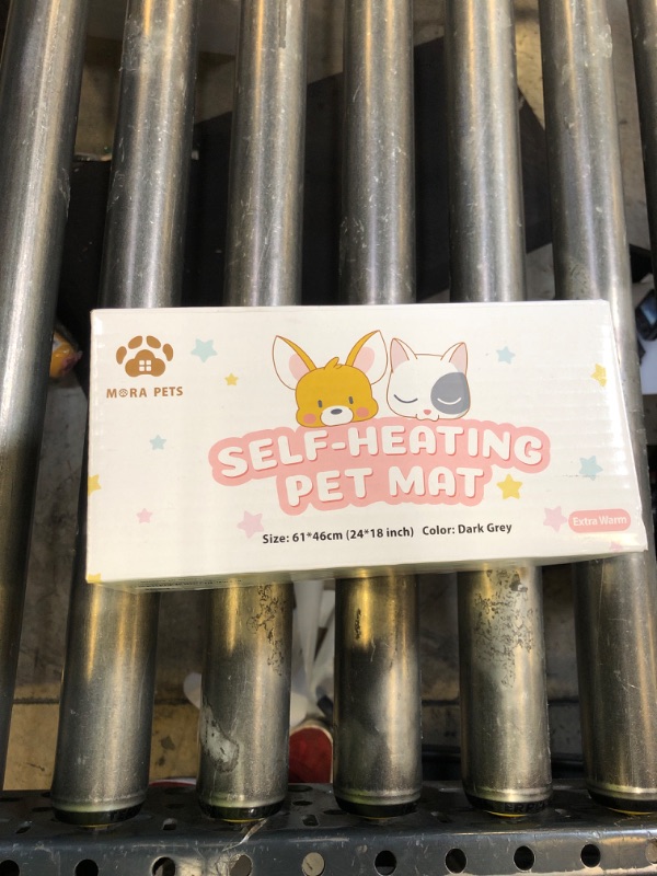 Photo 1 of Self Warming Cat Bed Self Heating Cat Dog Mat 24 x 18 inch Extra Warm Thermal Pet Pad for Indoor Outdoor Pets with Removable Cover Non-Slip Bottom Washable Non Electric