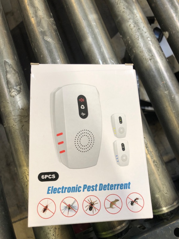 Photo 1 of 2025 Upgraded Ultrasonic Pest Repellent Indoor Insect Repeller, Pest Control, Repellent Roach, Mouse, Bugs, Mosquito, Mice, Spider, Ant, Rodent Repellent Ultrasonic Plug in, 3 Mode Switching, 6 Packs