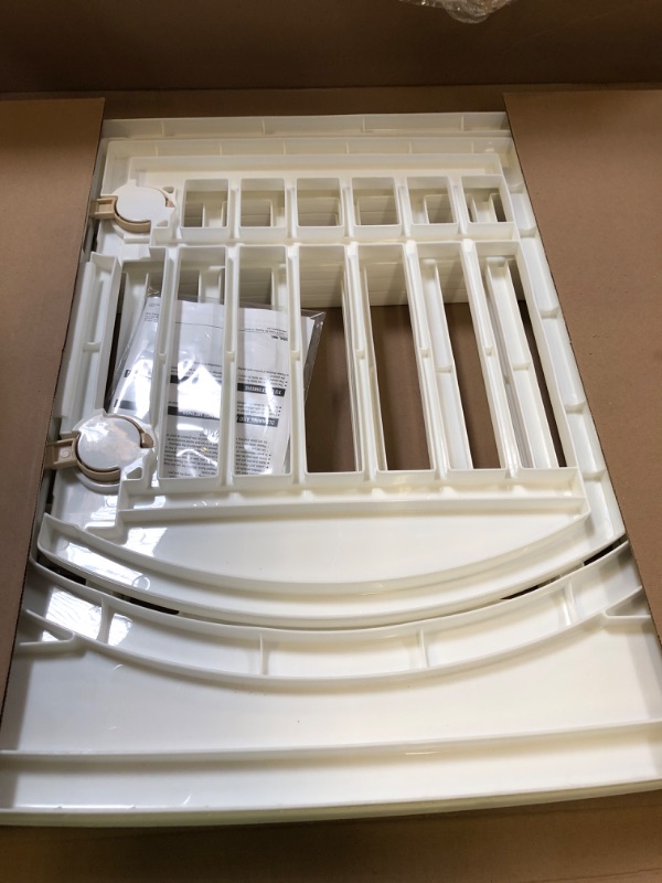 Photo 1 of IRIS USA 24" 4-Panel Dog Playpen with Door, 35 x 35 x 24, Puppy Playpen, Dog Play Pen Indoors, Pet Fence, Puppies/Small Dogs, White