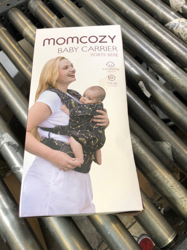 Photo 1 of Momcozy Baby Carrier - Ergonomic, Cozy and Lightweight Carrier for 3-24 Months, Effortless to Put On, Ideal for Hands-Free Parenting, Enhanced Lumbar Support, Purehug for Infant to Toddler, Black