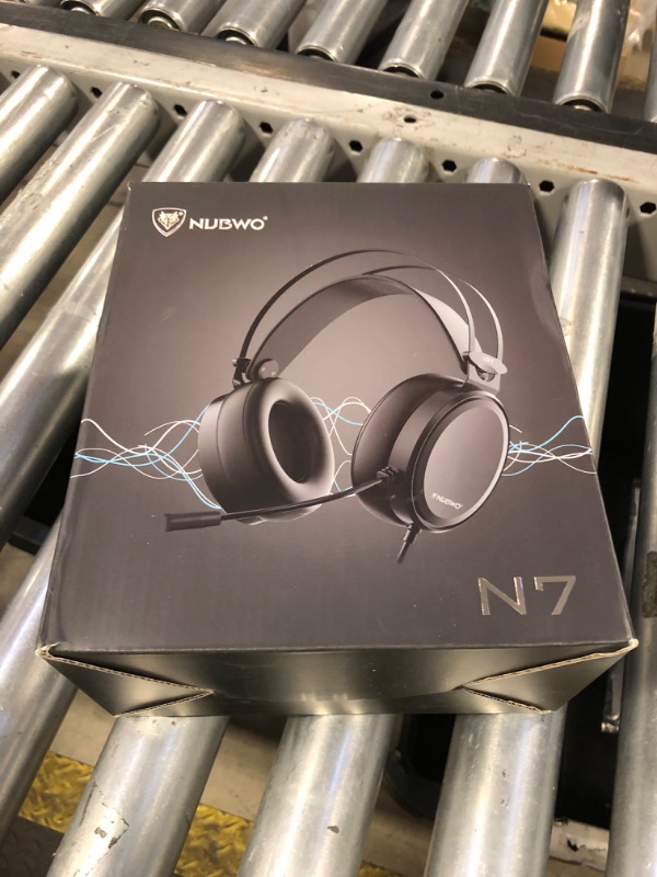 Photo 1 of NUBWO Gaming headsets PS4 N7 Stereo Xbox one Headset Wired PC Gaming Headphones with Noise Canceling Mic, Over Ear Gaming Headphones for PC/MAC/PS4/PS5/Switch/Xbox one (Adapter Not Included)