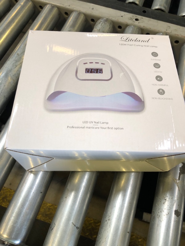 Photo 1 of UV Gel Nail Lamp,150W UV Nail Dryer LED Light for Gel Polish-4 Timers Professional Nail Art Accessories,Curing Toe Nails