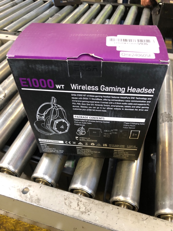 Photo 1 of 2.4GHz Wireless Gaming Headset for PC, PS4, PS5, Gaming Headphones with Noise Cancelling Microphone, 7.1 Surround Sound, 36-Hr Battery Gamer Headset for Computer, Laptop, 3.5mm Wired for Xbox Serie