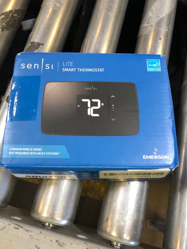 Photo 1 of Sensi Lite Smart Thermostat, Data Privacy, Programmable, Wi-Fi, Easy DIY, Works With Alexa, Energy Star Certified, ST25, Most Systems C-Wire Not Required, Except On Heat/Cool Only and Heat Pump System