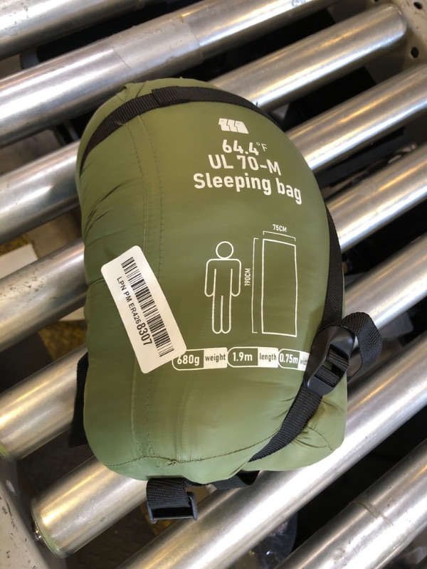 Photo 1 of Ultralight Warm Weather Sleeping Bag - Portable, Waterproof, Compact Lightweight, Comfort with Compression Sack - Great for Outdoor Camping, Backpacking & Hiking - 82 "L x 33" W Fits Adults