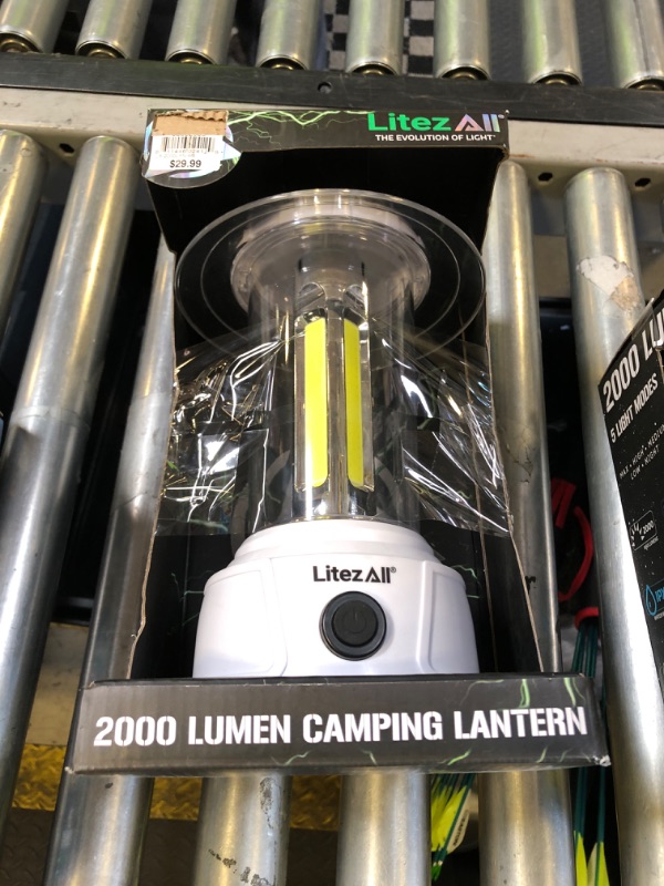 Photo 1 of LitezAll LED Lanterns for Power Outages, Brightest Lantern 2000 Lumens - Battery Powered Light Emitting Diode Lantern for Emergency and Camping