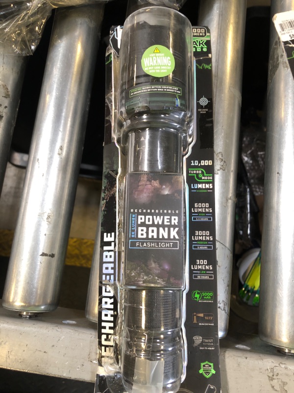 Photo 1 of The Kodiak Kiran is rechargeable so there's no need to constantly be changing batteries. A convenient charging level indicator alerts you when a recharge is needed. The flashlight is powered by a 5000 mAh rechargeable 26650 lithium battery.
