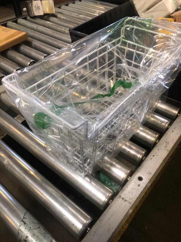 Photo 1 of Orgneas 16.5 Inch Freezer Organizer Bins, Metal Wire Basket Bins, Replaces Chest Freezer Basket, Hangable, Sturdy, White