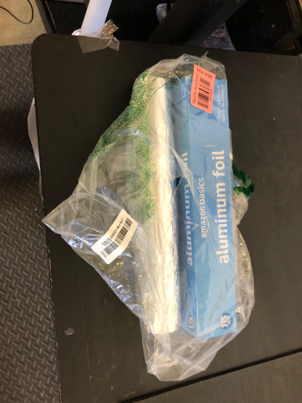 Photo 1 of Amazon Basics Aluminum Foil, 175 Sq Ft, Pack of 2