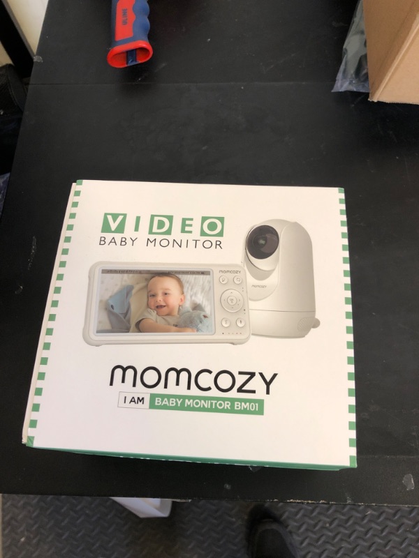 Photo 1 of Momcozy Video Baby Monitor, 1080P 5" HD Baby Monitor with Camera & Wall Mount, Infrared Night Vision, 5000mAh Battery, 2-Way Audio, Temperature Sensor, Lullabies, 960ft Range, Ideal for New Moms, BM01