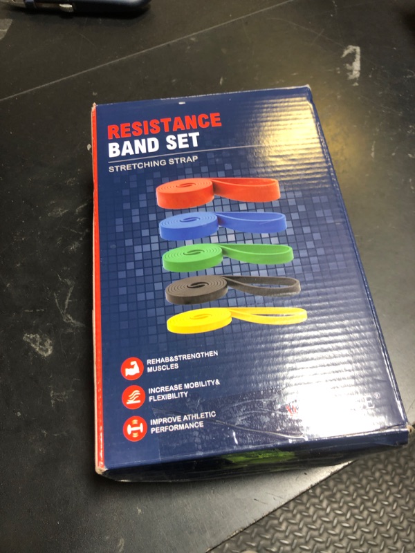 Photo 1 of Pull Up Bands, Resistance Bands, Pull Up Assistance Bands Set for Men & Women, Exercise Workout Bands for Working Out, Body Stretching, Physical Therapy, Muscle Training - Colorful
