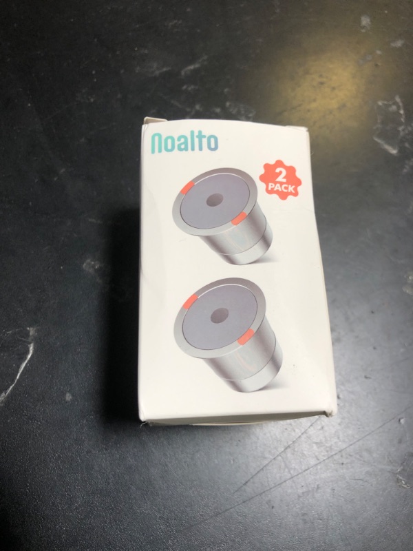Photo 1 of Noalto Reusable K Cups and Coffee Pods,Universal stainless steel k Cups for Keurig 2.0 and 1.0 Coffee Makers machine(2pack)
