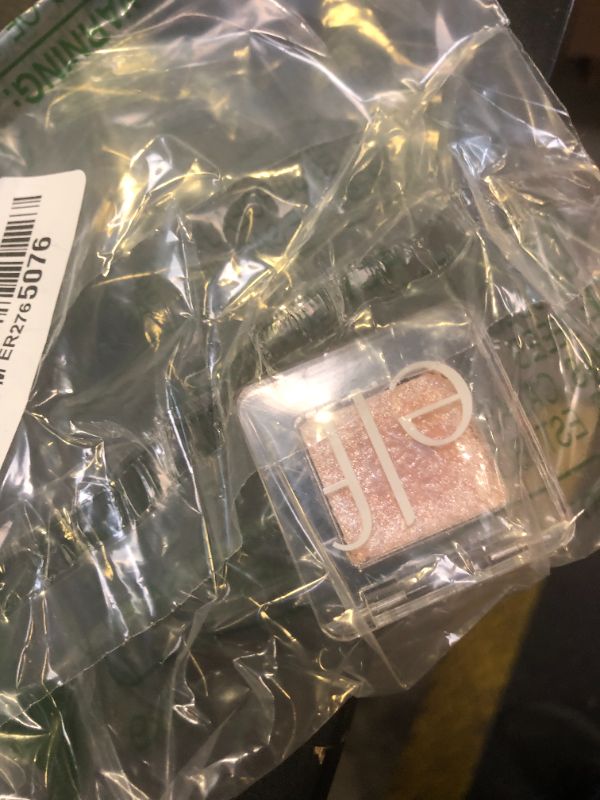 Photo 1 of e.l.f. Fine As Fleck Glitter Eyeshadow, Long-Lasting Sheer Eye Makeup With A Shimmer Finish, Soft, Smooth Formula, Vegan & Cruelty-Free, White Hot