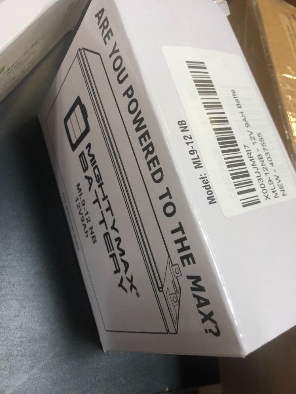 Photo 1 of Mighty Max Battery 12V 9AH Battery Replacement for Generac XG8000E Portable Generators