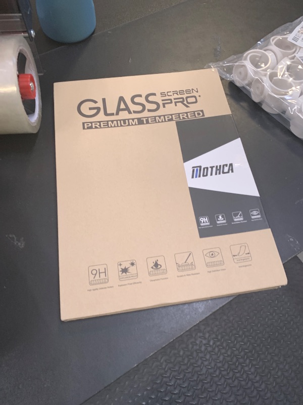 Photo 1 of Mothca Matte Glass Screen Protector for iPad Air 11-inch M3 2025 / M2 2024 (iPad Air 7th/6th Generation) with Easy Installation Frame, Anti-Glare & Anti-Fingerprint Tempered Glass Film, Smooth as Silk