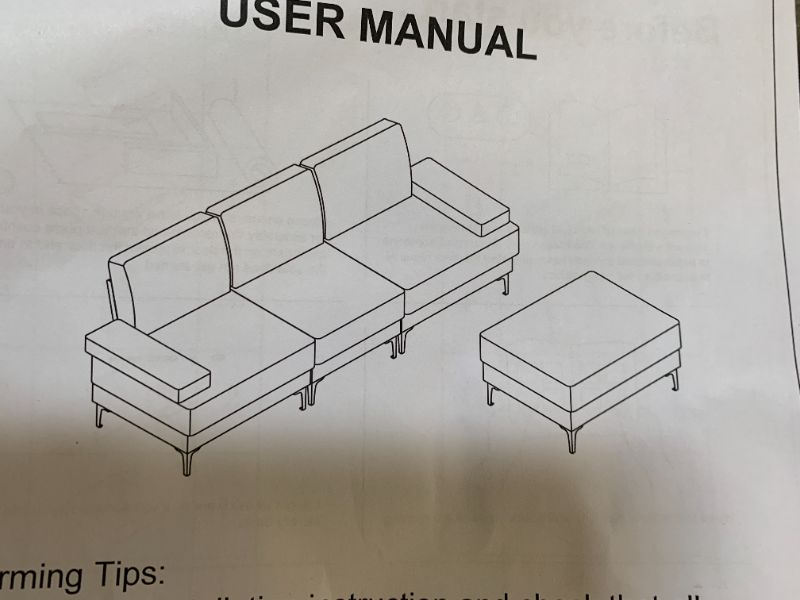 Photo 1 of parts for green couch