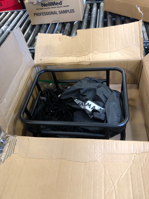 Photo 1 of RAYMACE Rear Rack Bike Basket with Cargo Net and Liner Large Bicycle Basket Perfect Mount for Electric Bike