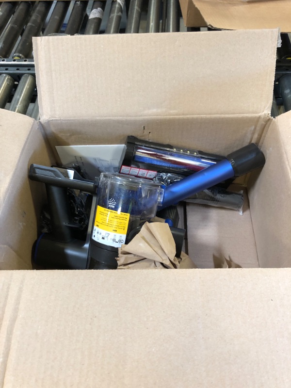 Photo 1 of Cordless Vacuum Cleaner for Home with Powerful Suction,Lightweight Stick Vacuum Cordless Rechargeable with 35 Mins Runtime, Hardwood Floor Vacuum for Pet Hair,Carpet,Tile(Blue)
