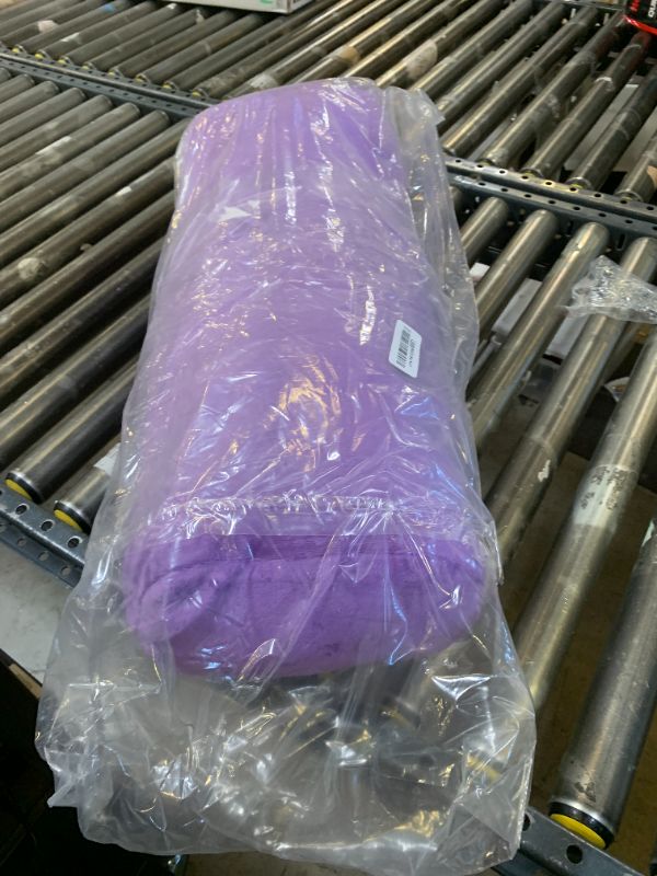 Photo 1 of TokSay Yoga Bolster Pillow for Restorative & Yin Yoga - Meditation Pillow with Velvet Cover - Rectangular (Purple)