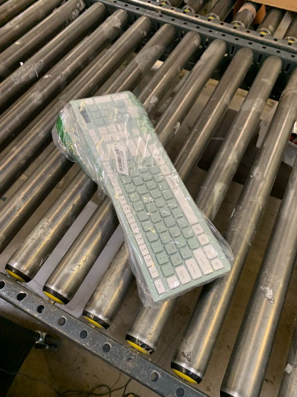 Photo 1 of Wireless Keyboard and Mouse Combo, Full-Sized Wireless Keyboard and Adjustable DPI Mouse, 2.4GHz USB Receiver, Keyboard and Mouse for PC, Windows, MAC, Desktop, Laptop (Avocado Green)