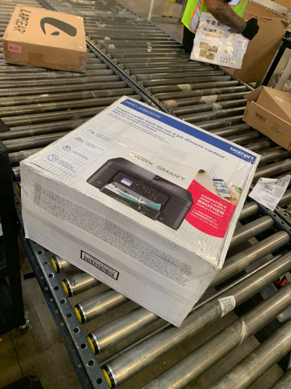 Photo 1 of Brother Work Smart 1360 Wireless Color Inkjet All-in-One Printer with Automatic Duplex Printing and 1.8” Color Display | Includes Refresh Subscription Trial(1) (MFC-J1360DW) (Uses LC501 Series Inks)