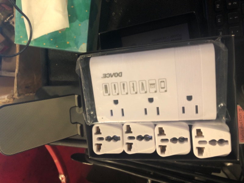 Photo 1 of DOACE Voltage Converter US to Europe, 350W Converter for European Travel for Curling Iron and Hair Straighteners, 220V to 110V Converter Plug Adapter with 2 USB A & 2 USB C Ports